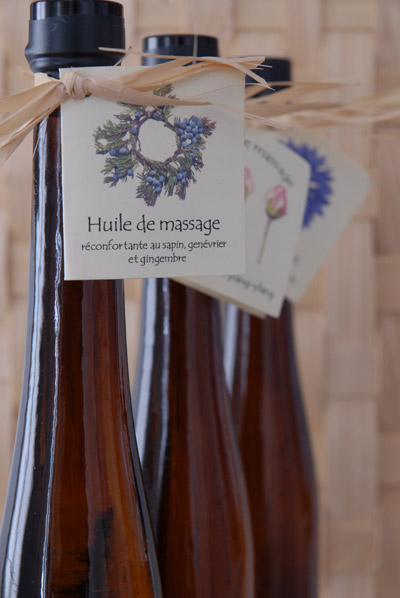 Huile réconfortante (sapin, genévrier et gingembre)